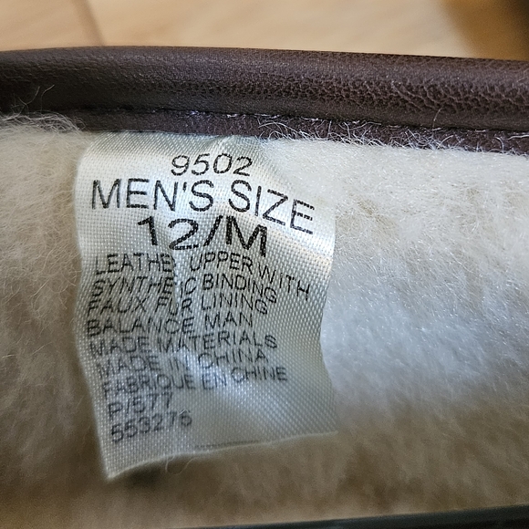 NIB L.B. Evans Klondike Slippers Mens Size 12 - Picture 10 of 11